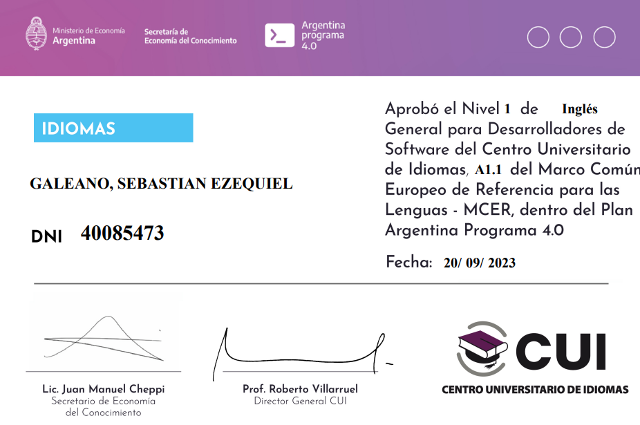 Certificado FullStack Developer MERN
